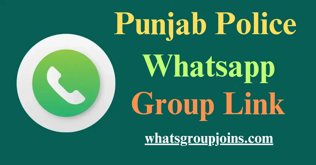 punjab police whatsapp group link