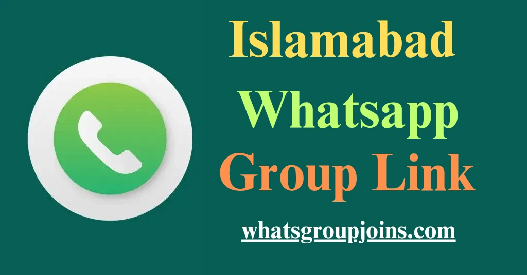 islamabad whatsapp group link
