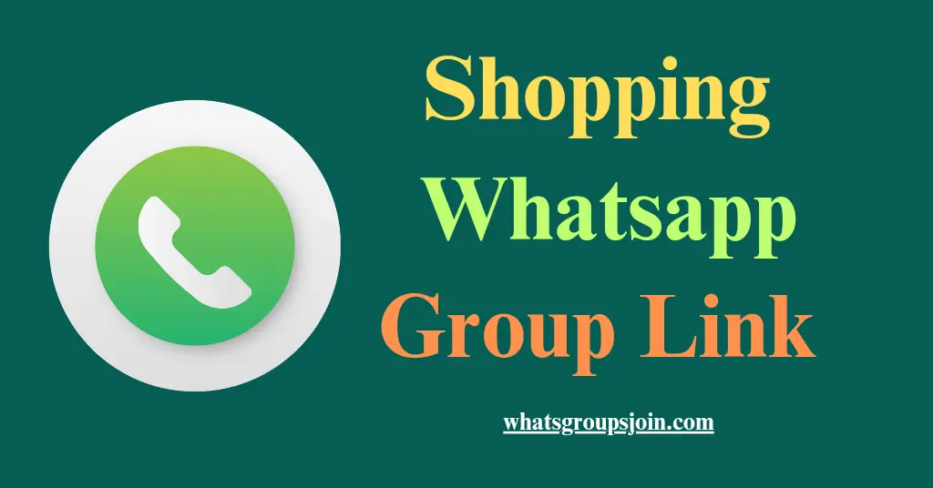 shopping whatsapp group link