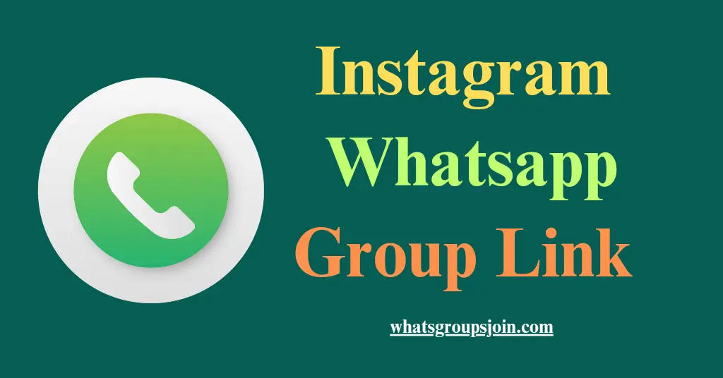 Instagram whatsapp group link